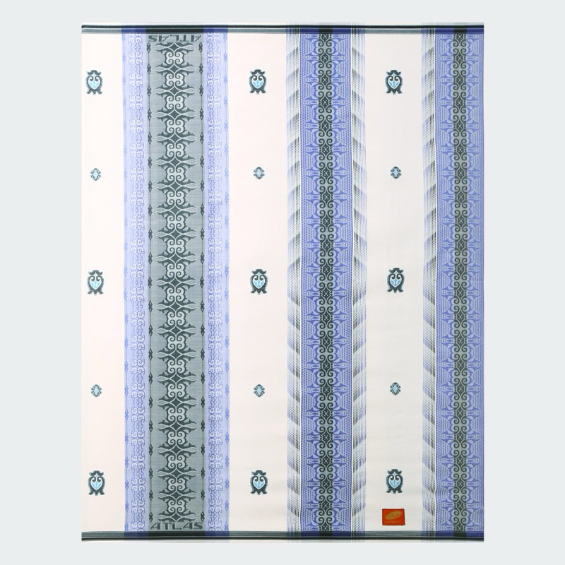 JB SARUNG ATLAS INFINITY JACQUARD PUTIH VIOLET