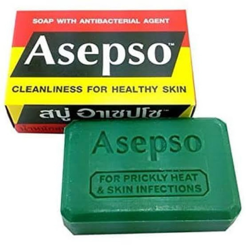 

SABUN ASEPSO ORIGINAL Sabun Hijau Hitam Antiseptik atasi Scabies, Panu, Kadas, Kurap, Kutu Air Gatal Jamur Black Soap