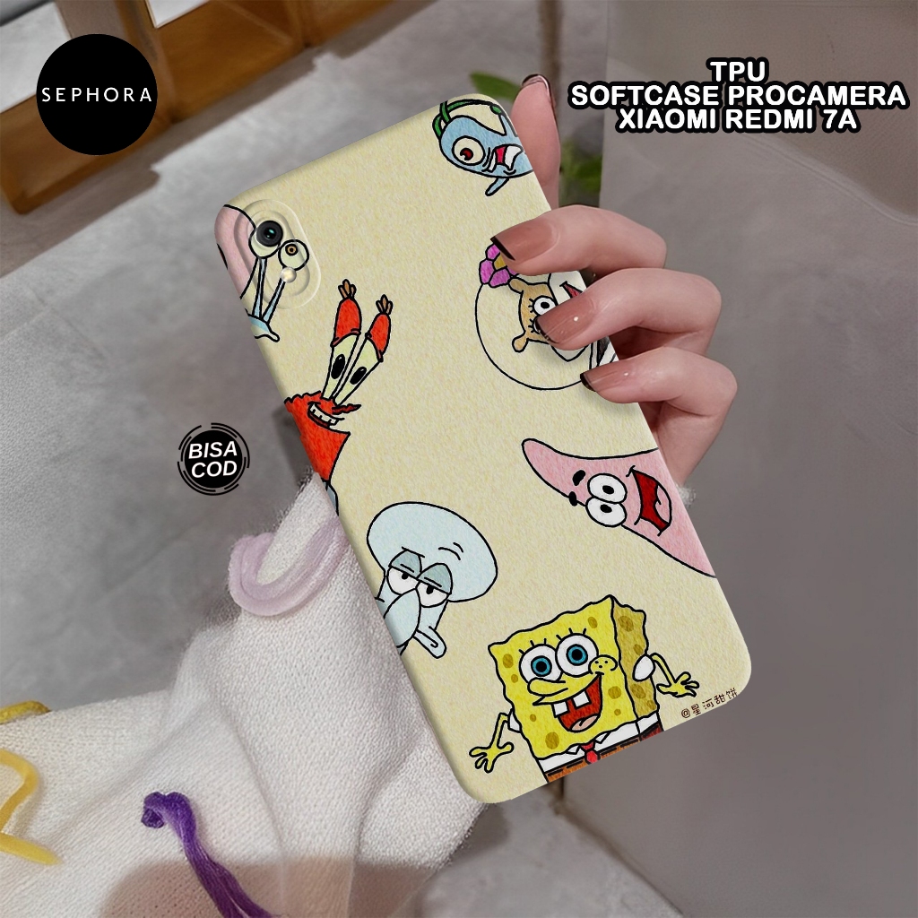 Softcase Xiaomi Redmi 7A Terbaru - Fashion Case Cartoon - Case Xiaomi Redmi 7A - Case Pro Camera - C