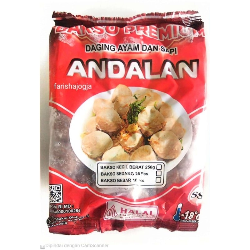 

✨ FSFF ✨ [instant] Bakso Andalan 250g 500g
