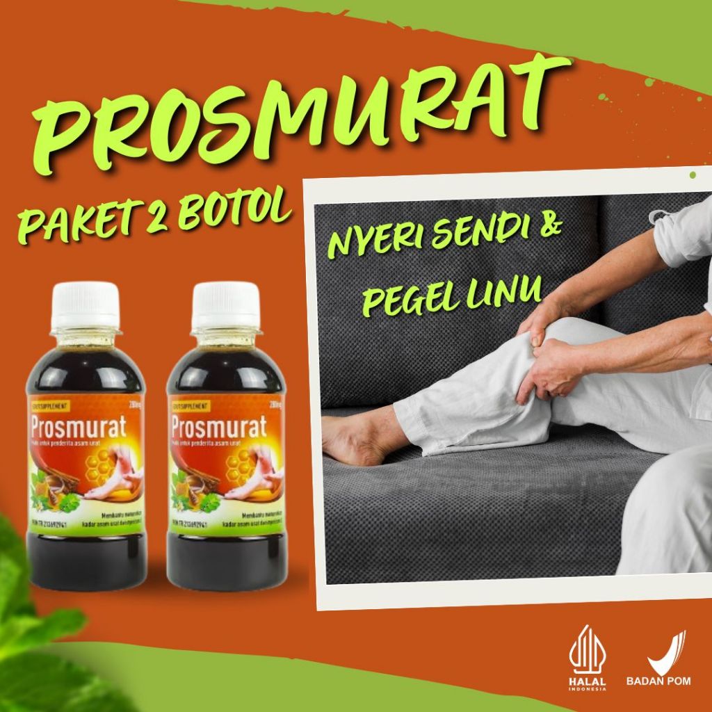 

Paket 2 Botol Madu Prosmurat untuk Mengatasi Reumatik Pegal Linu Asam Urat dan Nyeri Otot BPOM