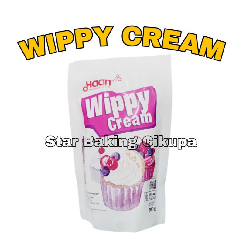 

WIPPY CREAM 200GR Pouch Haan Wippy Cream