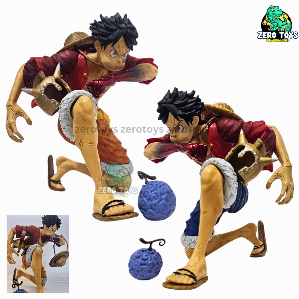 One Piece Luffy Gear 4 Blow Figure Zoro Wano Action Figur Anime Pajangan