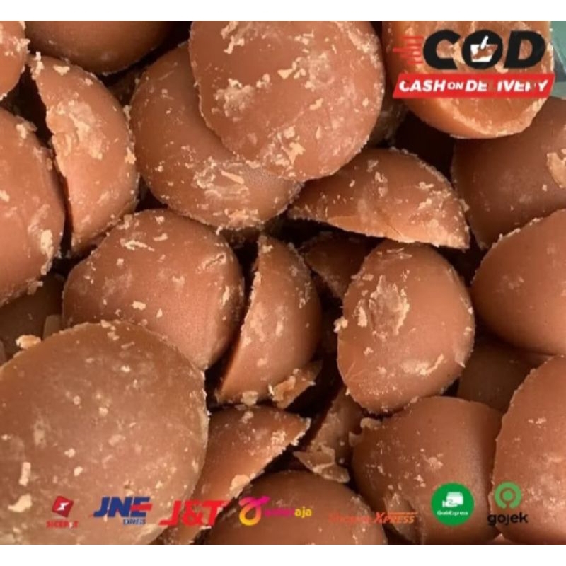 

Gula merah bentuk batok, per 250 Gram Manis, bersih & kering