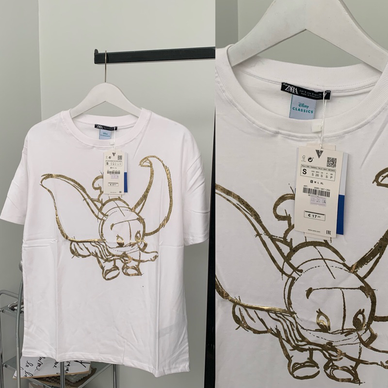 Zara t-shirt dumbo kaos wanita import branded jastip mall sale baby yoda starwars disney anak dan de