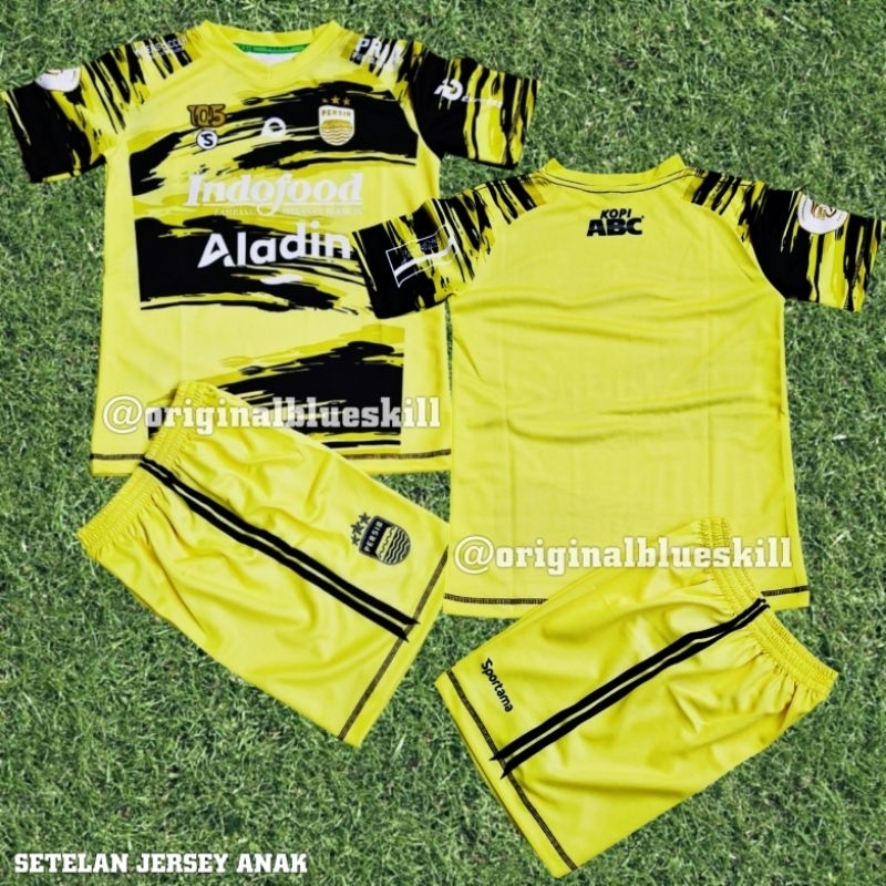 Baju setelan anak teja paku alam / setelan anak kiper persib 2023 / pakaian olahraga anak / setelan 