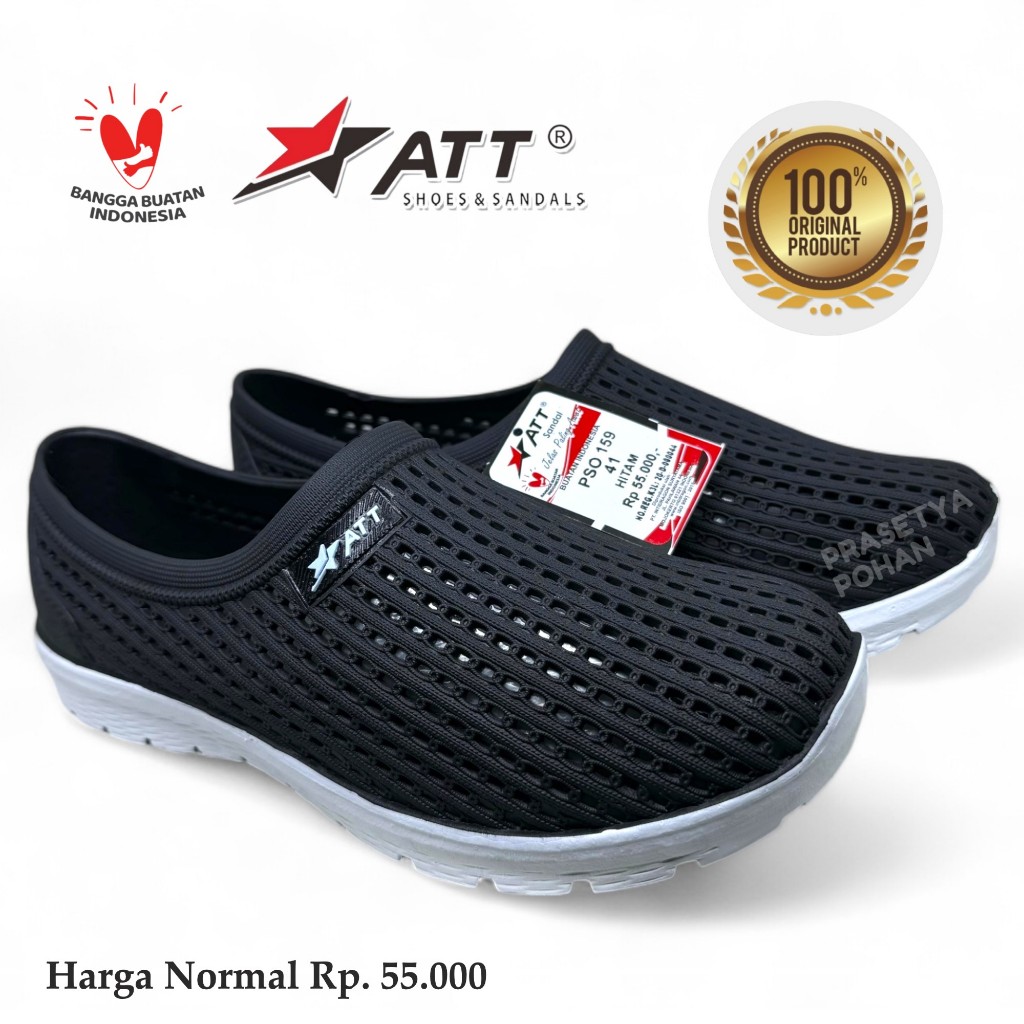 Sepatu Karet Pria Tahan Air - Sepatu Pantofel Pria - Sepatu Kerja Anti Slip
