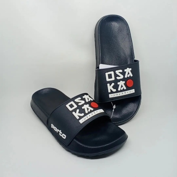 ASLI ORIGINAL Sandal Slop Porto / Sandal Karet / Sendal Slop Pria Porto Osaka 1023 M - 33