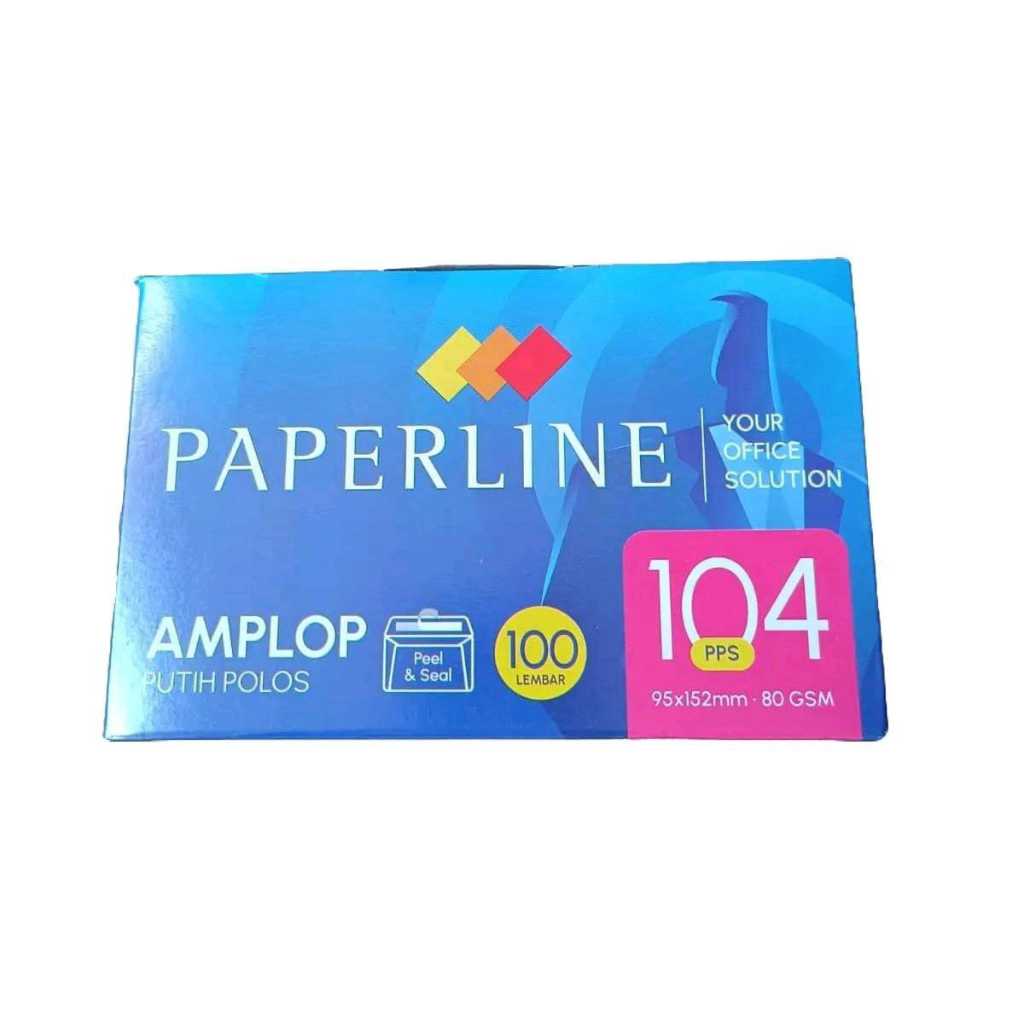 

PAPERLINE Amplop putih 104 (1 kotak isi 100 lembar)