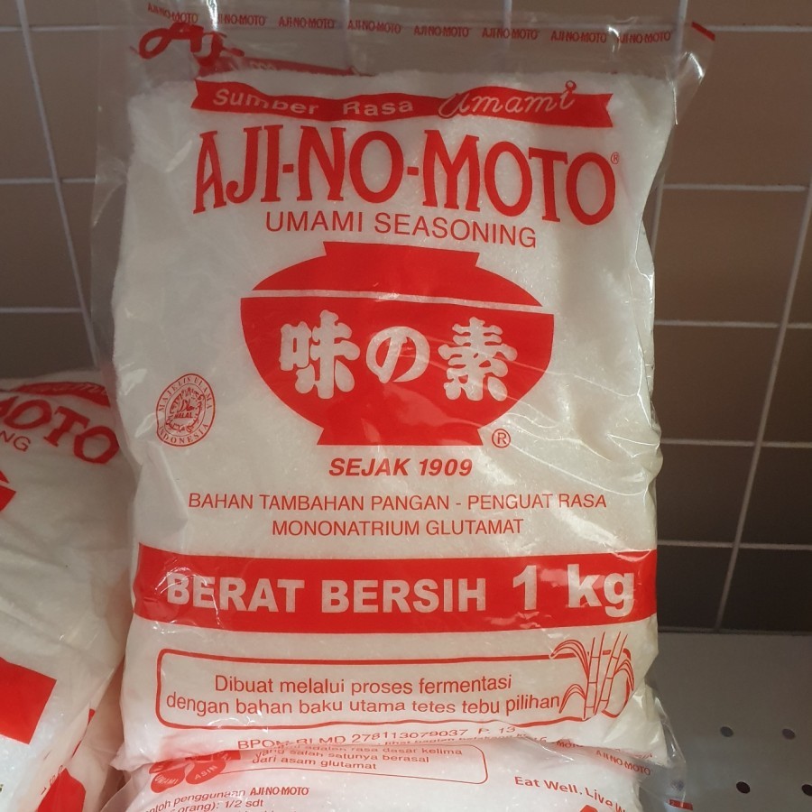 

Ajinomoto Micin / Penyedap Rasa Ajinomoto / Vetsin Ajinomoto 1Kg Bonus BubbleWrap