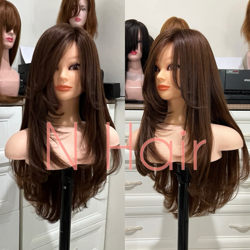 WIG PREMIUM TEBAL RAMBUT ASLI. 100% human hair layer butterfly