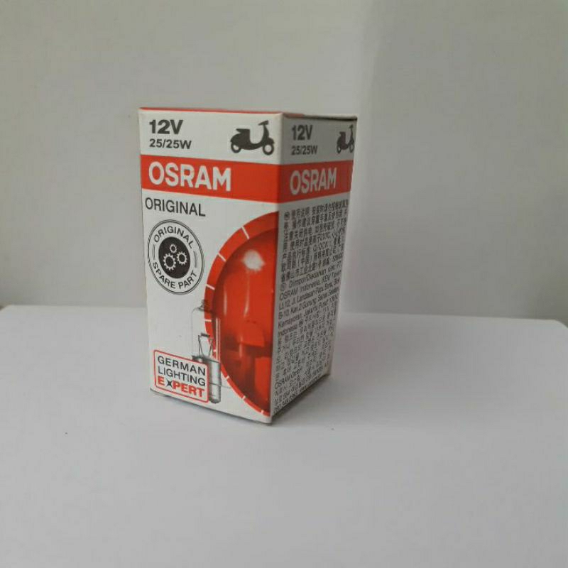 bohlam lampu depan motor osram 12V 25W