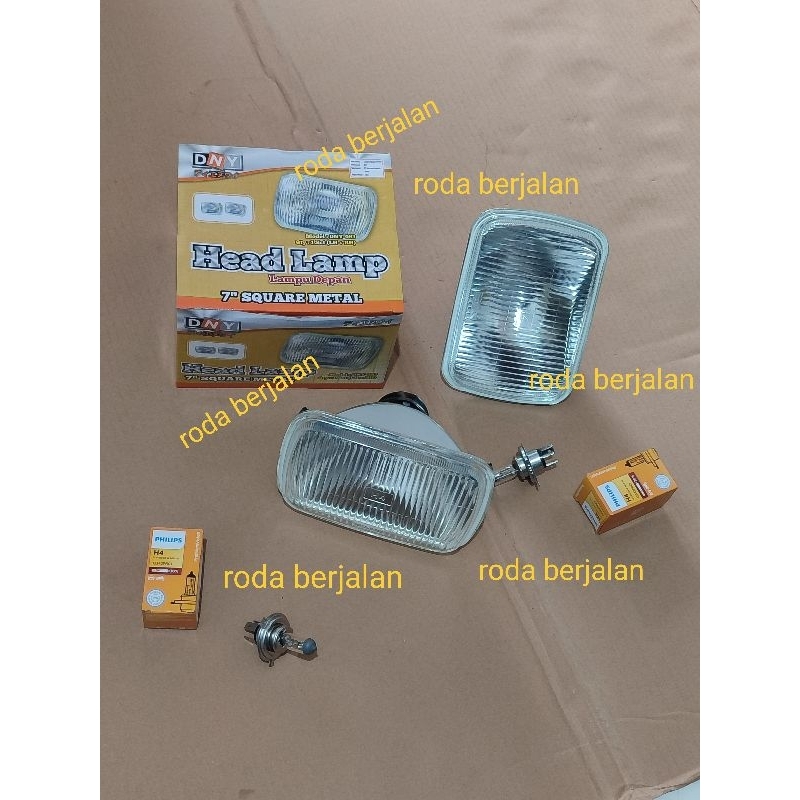 lampu depan kijang doyok kijang kotak 4k sepasang bohlam Philips