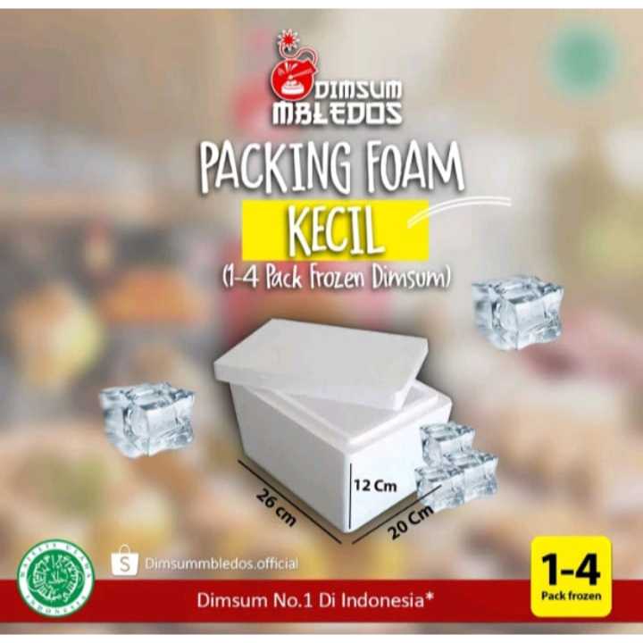 

Packing Styrofoam Hyper Small Box Dimsum Mbledos Frozen Food - Packing Foam Box Pengiriman Dimsum