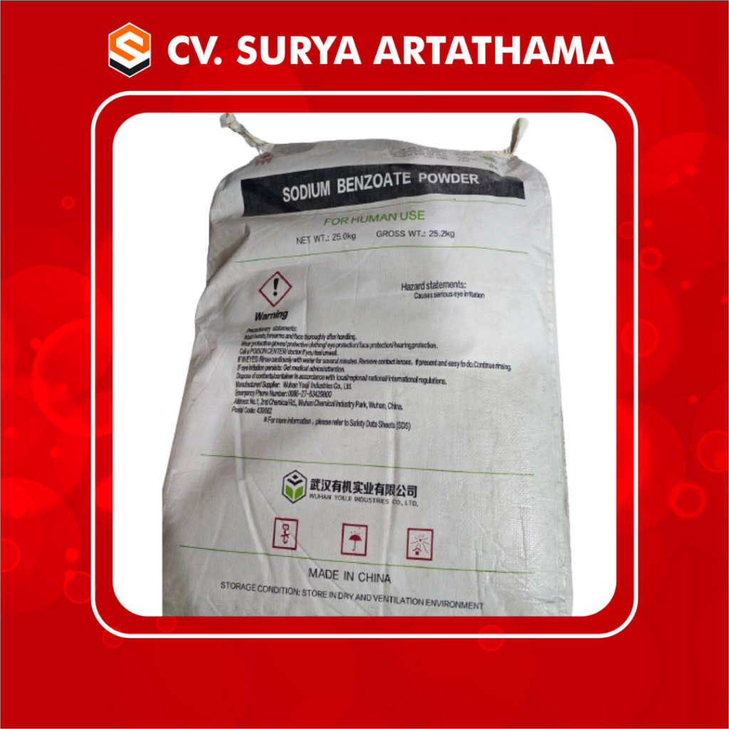 

Sodium Benzoat/ Natrium Benzoat/Benzoate/ Pengawet Makanan - 1ZAK