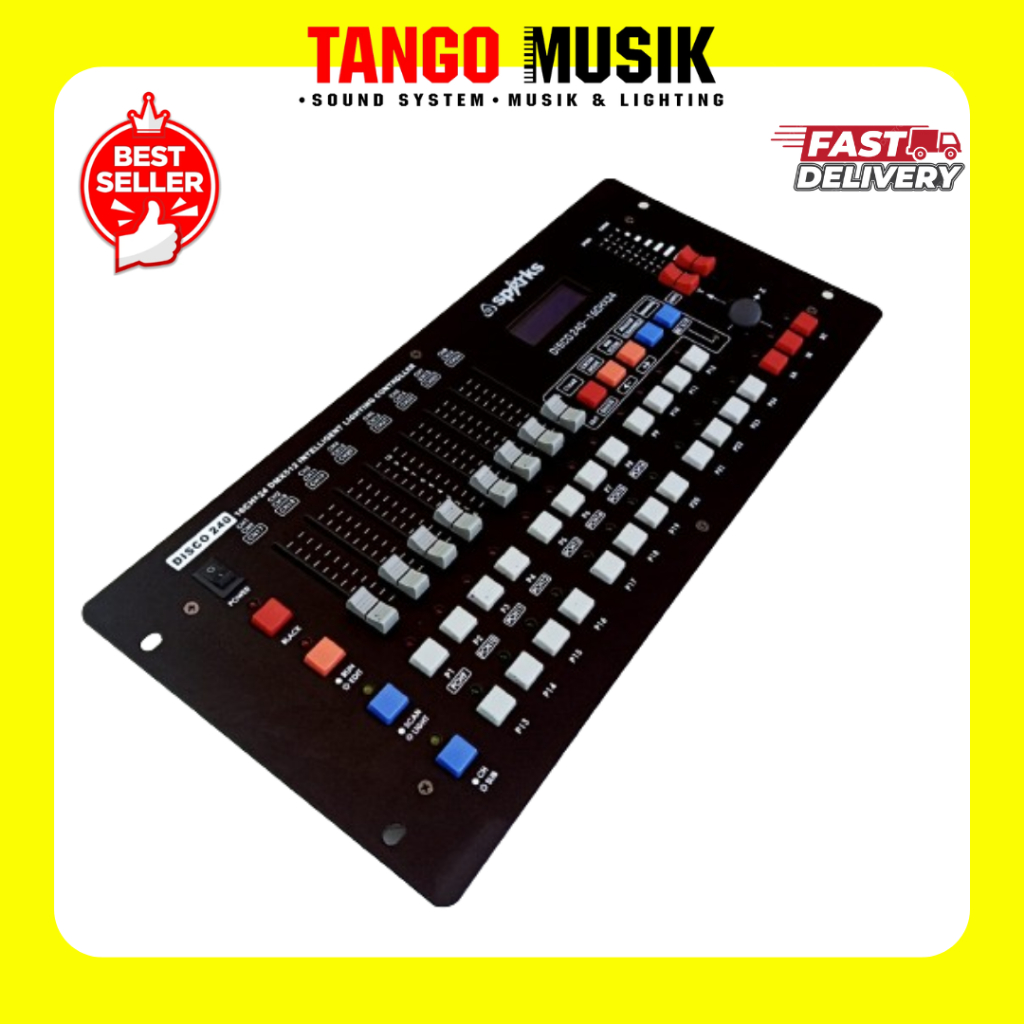 MIXER LIGHTING OVATION DMX 240 CONTROLLER ORIGINAL / Mixer DMX 512 parled Disco 240 controller / Mix