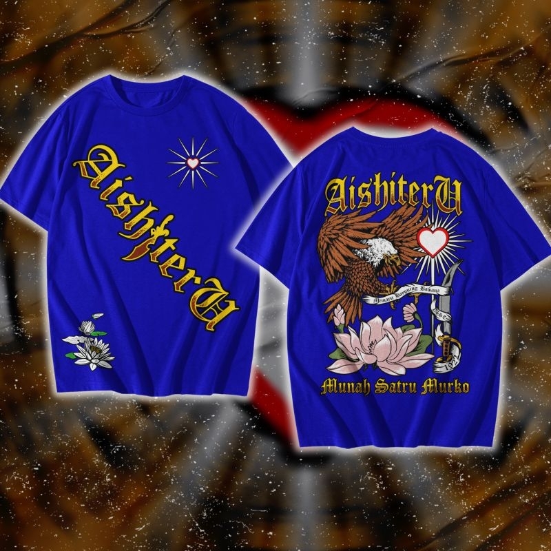 KAOS PSHT AISHITERU // KAOS TERATE AISHITERU TERBARU // KAOS AISHITERU SABLON KAIN COMBED 24S