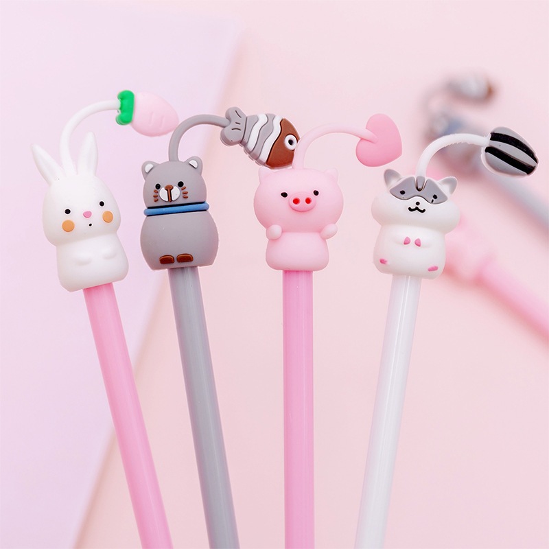 

Pena Hamster Kelinci Bolpen Pen Pulpen Gelpen Karakter Murah Lucu Selusin Kucing Babi Kelinci