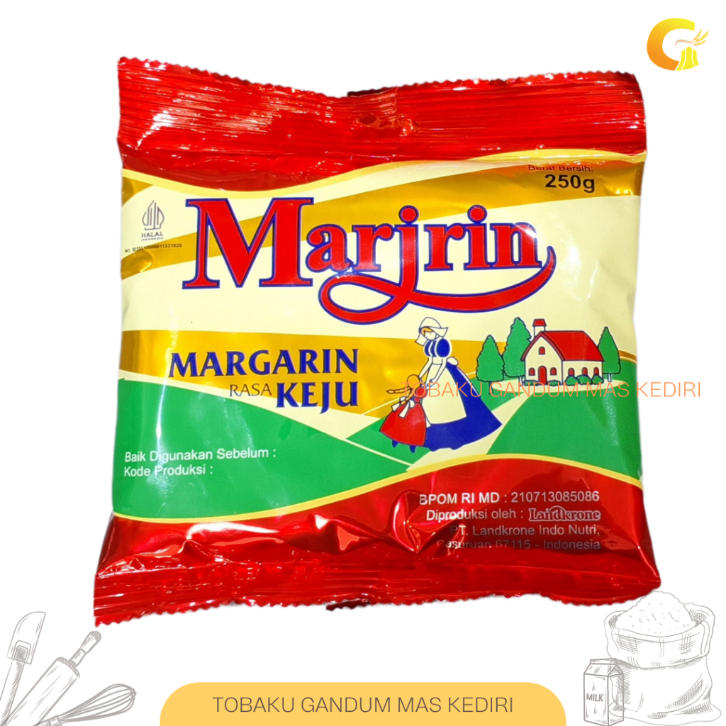 

Marjrin Margarin Rasa Keju Cheddar 250 gr - Margarin Serbaguna