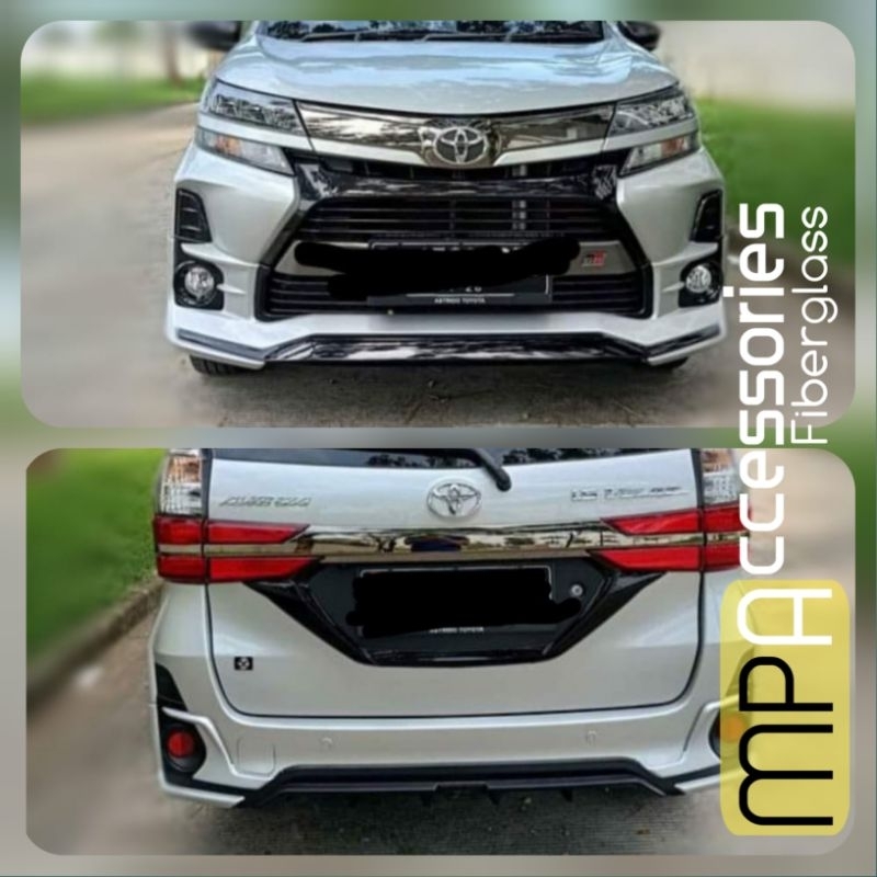 bodykit add-on Avanza Veloz 2019-2021 depan  belakang