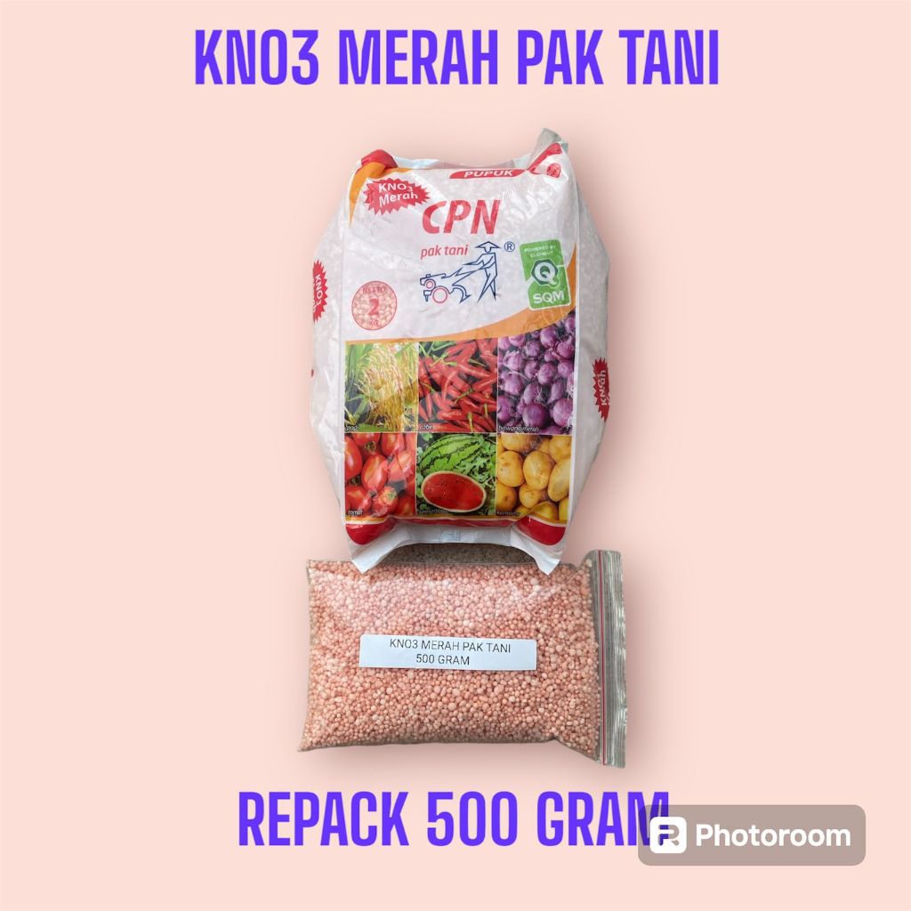 Termurah Pupuk Kno3 Merah Kemasan Repack 500 Gran Pak Tani
