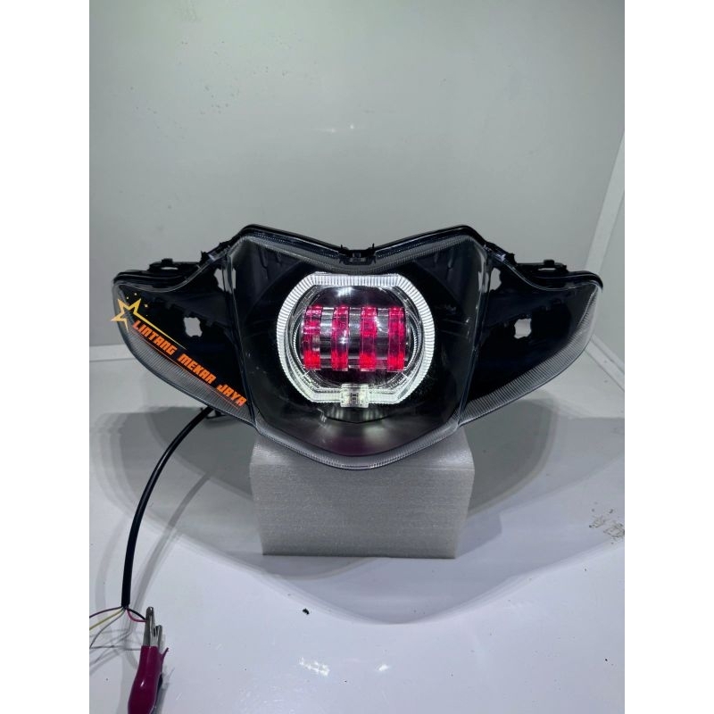 REFLEKTOR LAMPU DEPAN REVO ABSOLUTE CUSTOM DAYMAKER BILED 4 LENSA