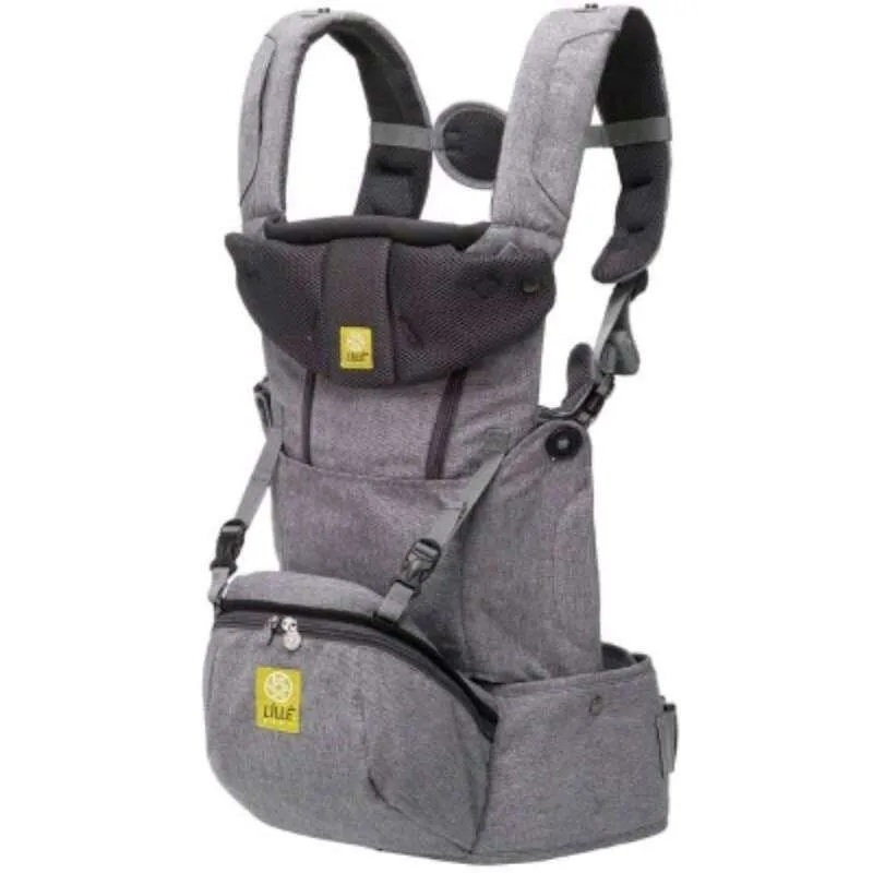 LILLE Baby Seat Me All Seasons Baby Carrier Grey / Hipseat Carrier