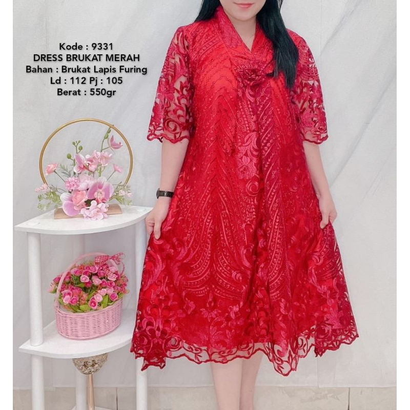 Dres Tile full brokat