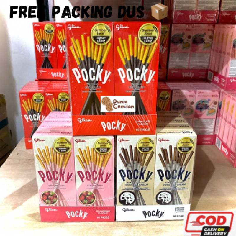 

[TERMURAH] Pocky MINI 1PAK isi 10Pcsx20gram - Biskuit Stik Coklat Glico