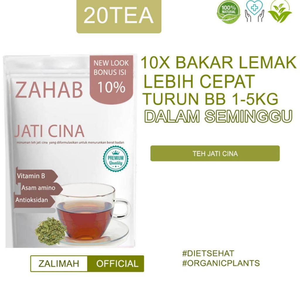

Teh Diet Daun Jati Cina Zahab