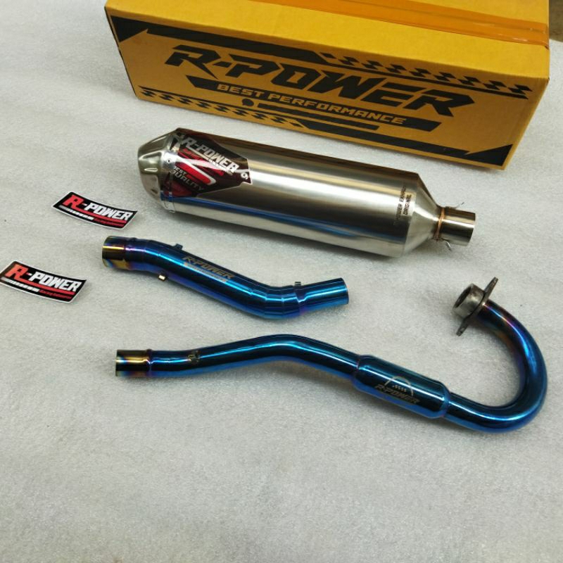 Knalpot Racing Original R-POWER CRF KLX WR155 KLX 150 BF