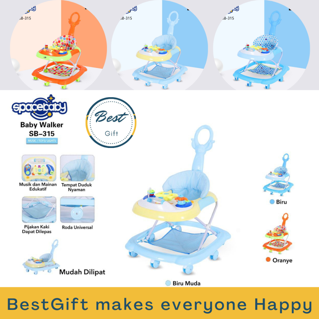 SPACEBABY SB-315 BABY WALKER (Steering Wheel)