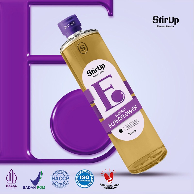 

StirUp Elegant Elderflower- Gourmet Syrup Bunga Elder - PET