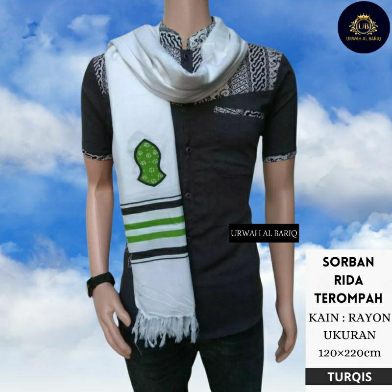 SORBAN RIDA SOLO MURAH SORBAN KASHMIR SORBAN TROMPAH SORBAN HABIB SORBAN YAMAN SORBAN PUTIH TERLARIS