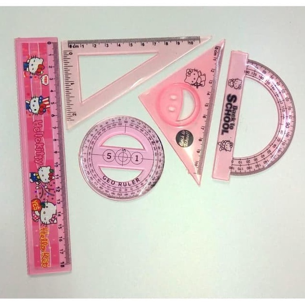 

NEW PROMO Set Penggaris Penggaris Busur Penggaris Geometric Geometrik GR111