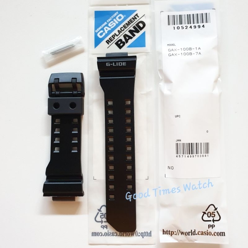 STRAP G-SHOCK GAX 100B GAX 100 CASIO ORIGINAL