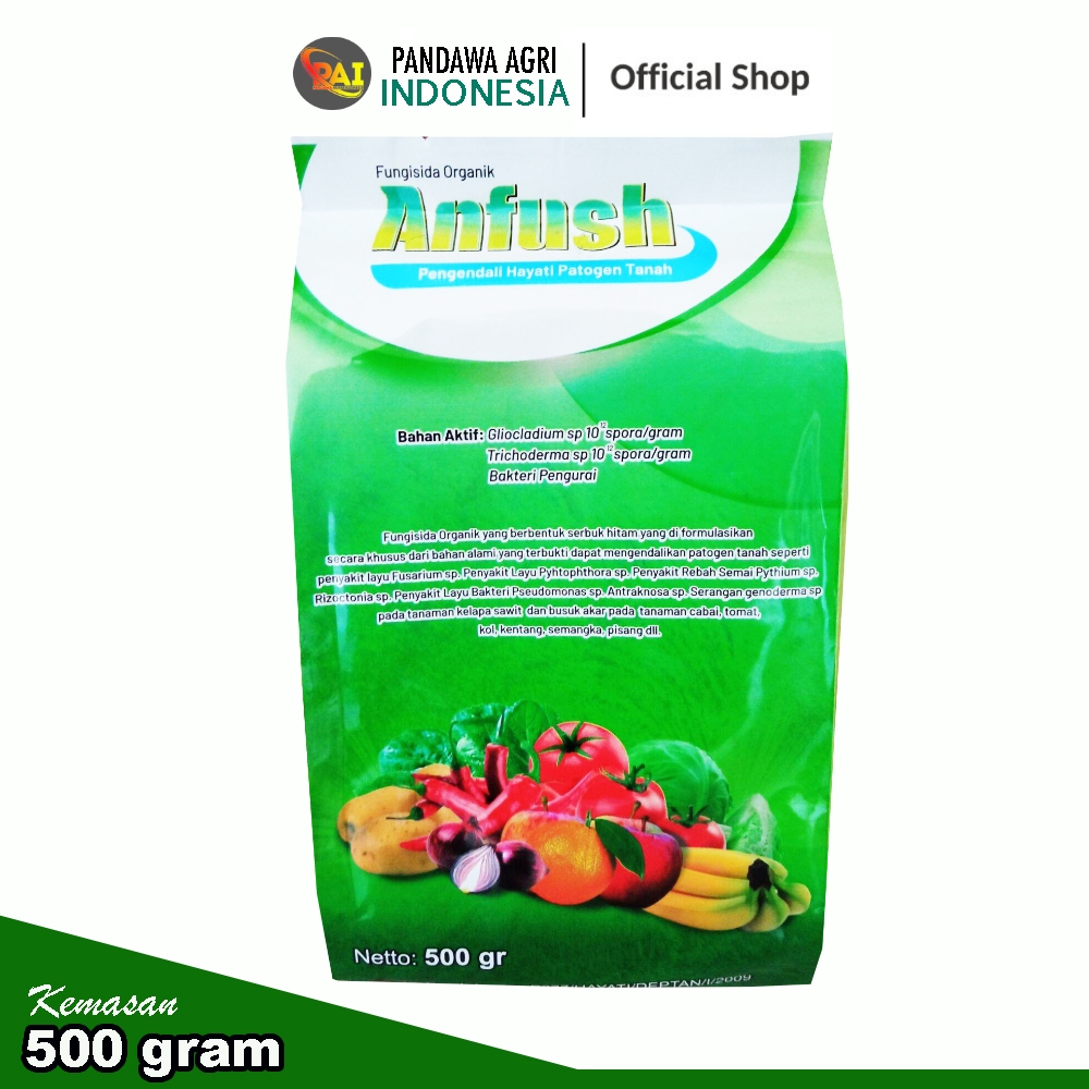 Fungisida Organik Anfush 500gram | Anfush 500 gram | Trichoderma Anfush 500 gram