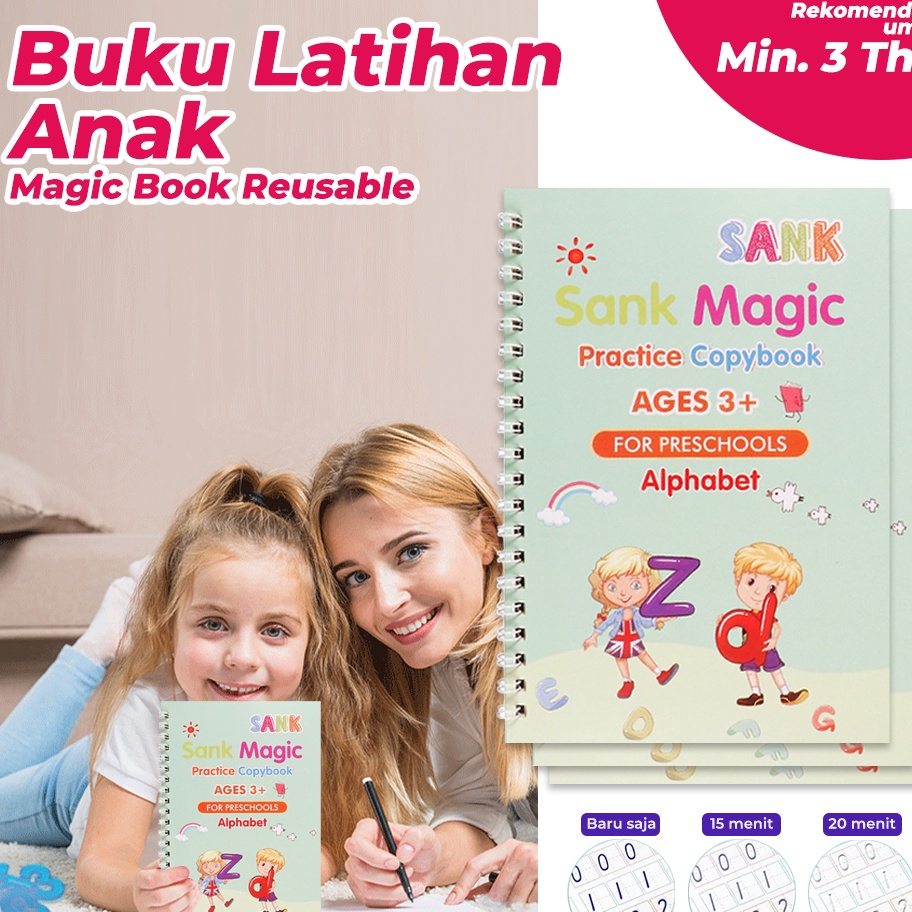 

KUALITAS OKE SNI SANK Magic Practice Book 1 SET ISI 4 BUKU PULPEN