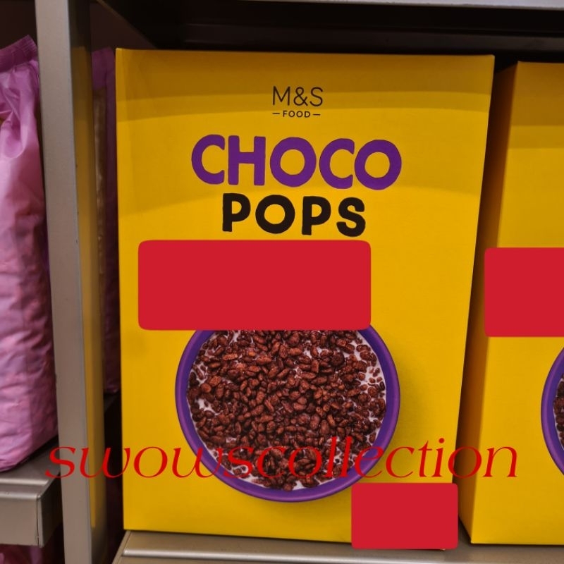 

M&S MARK MARKS & AND SPENCER CHOCO POPS CEREAL CHOCOLATE SEREAL BERAS COKLAT COKELAT