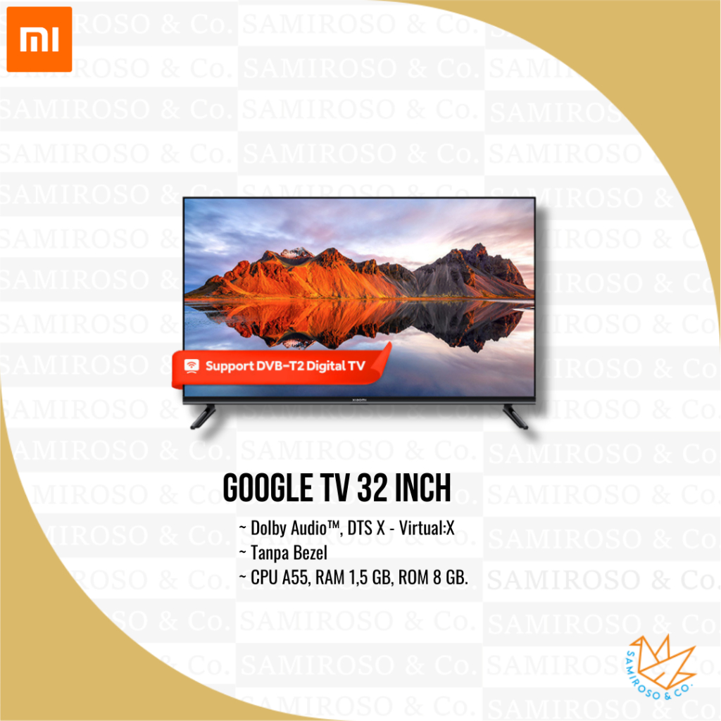 Xiaomi LED Android TV Smart TV Xiaomi A PRO 32 inch HD 60Hz - Garansi resmi 1 tahun