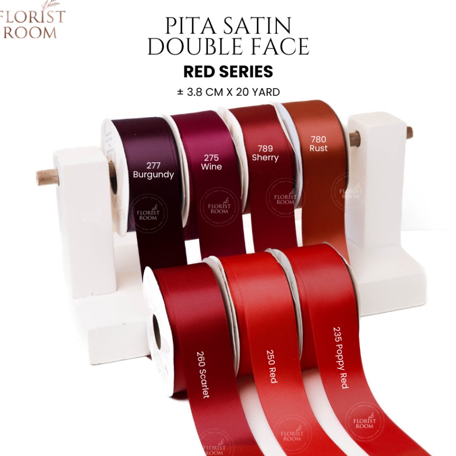 

PROMO MENARIK Pita Satin Double Face 38cm x 2yard