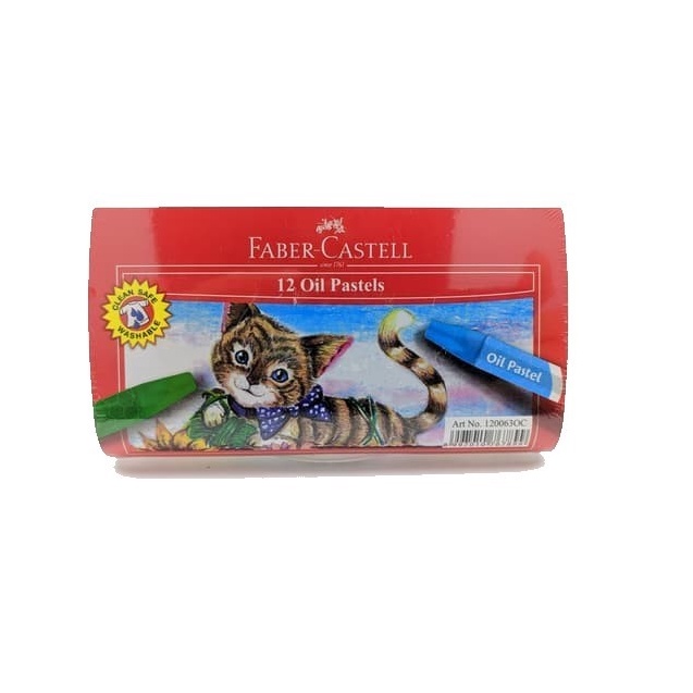 

TERLARIZZZ Crayon Krayon Oil Pastel Faber Castell 12 Warna Box Transparan MURAH