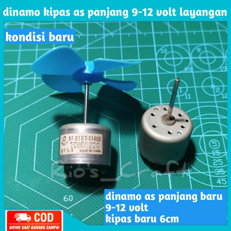 Dinamo vcd 6-12 volt murah layangan