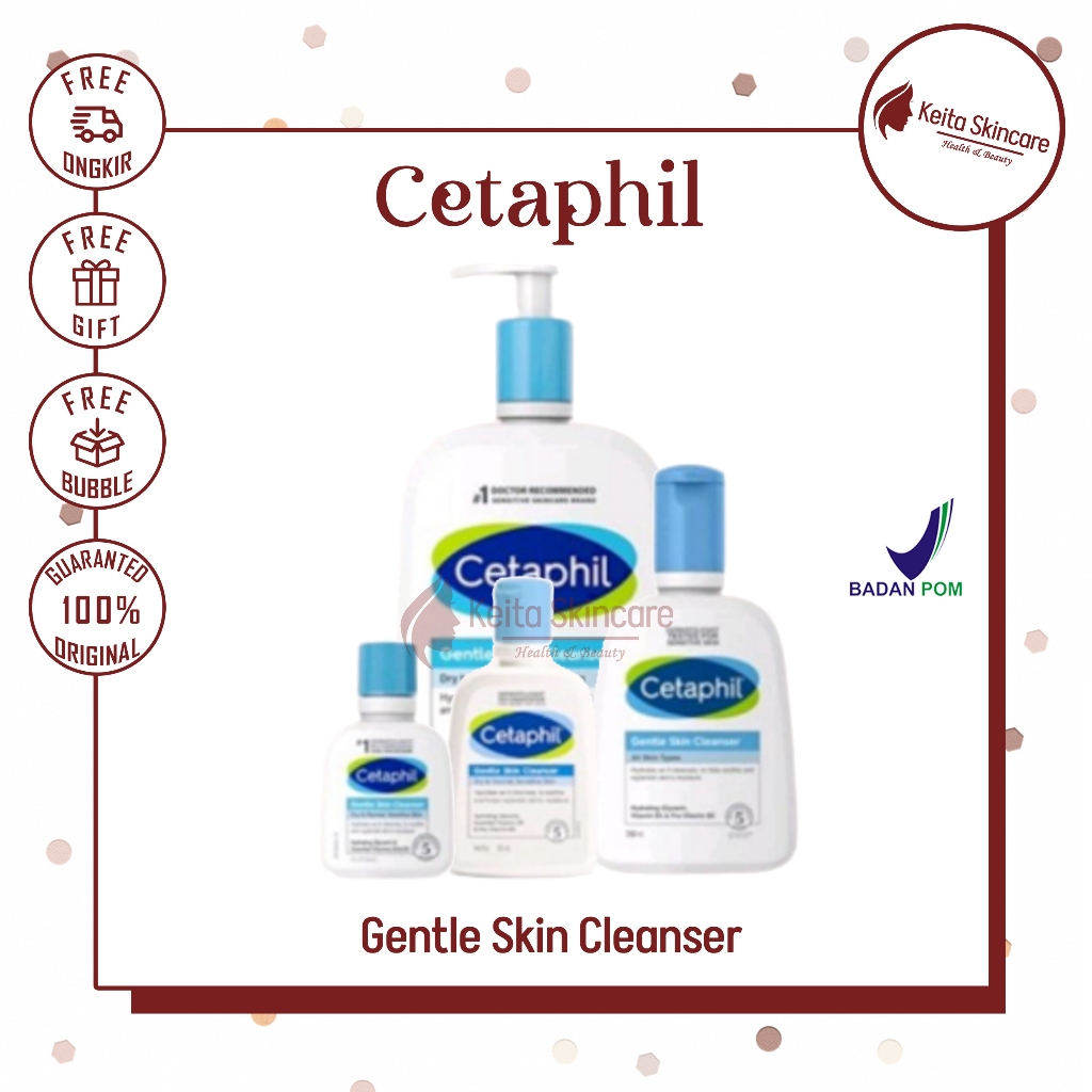 CETAPHIL Gentle Skin Cleanser Sabun  Cuci Muka Cetaphil