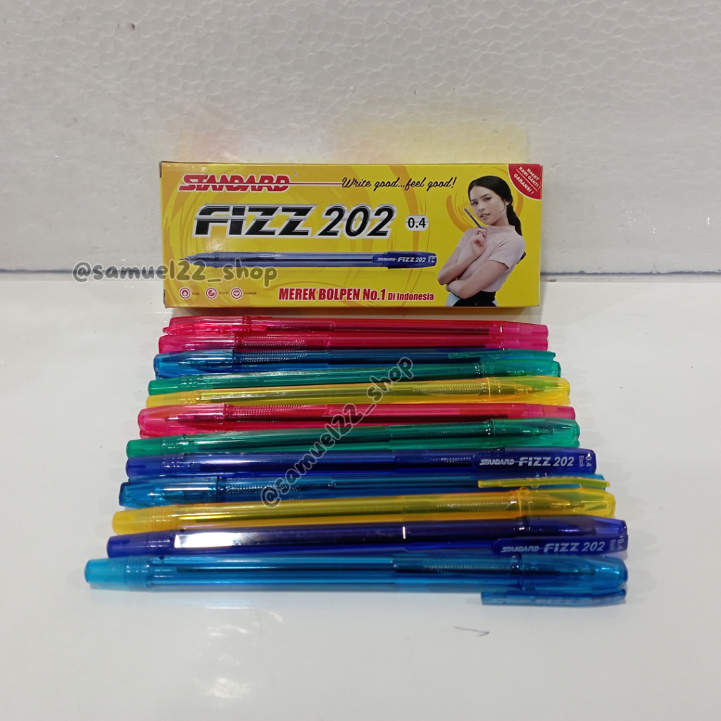 

Pulpen STANDARD FIZZ 202 0.4 mm Isi 12