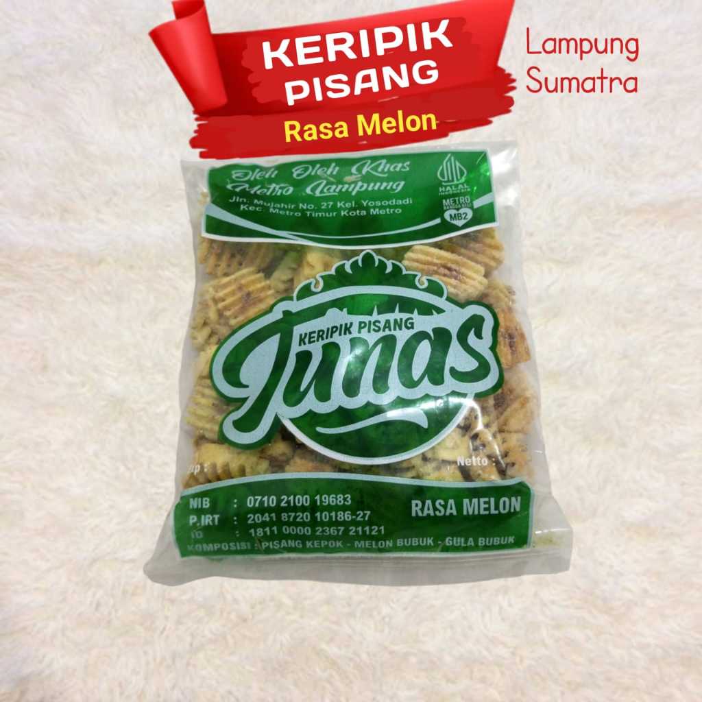 

Keripik Pisang Rasa Melon Khas Lampung Sumatra