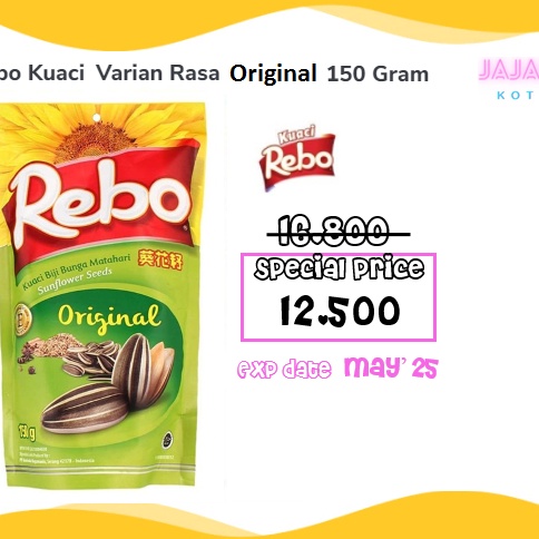 

CUCIGUDANG Kuaci Rebo Rasa Original 15 14 gram