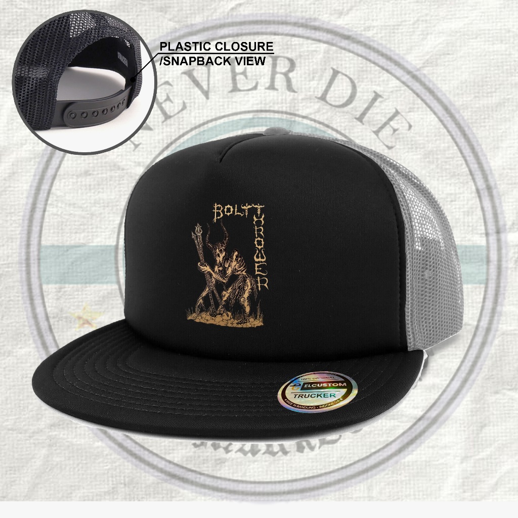 CAPSMARKET - BOLT THROWER /SNAPBACK/SNAPBACK DISTRO/SNAPBACK BAND/SNAPBACK METAL/TOPI JARING/TOPI JA