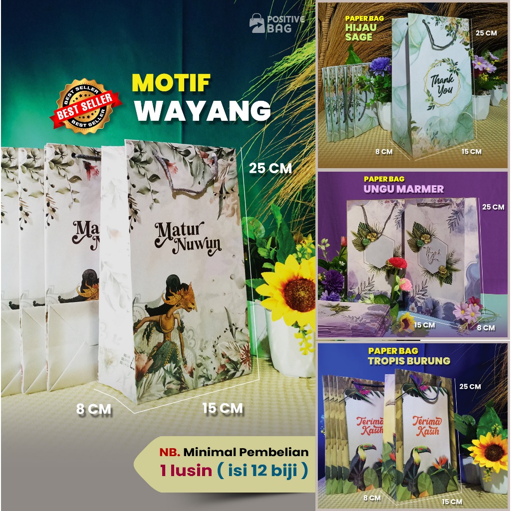 

Paper Bag Motif ( wafer_15x8x25_bijian )