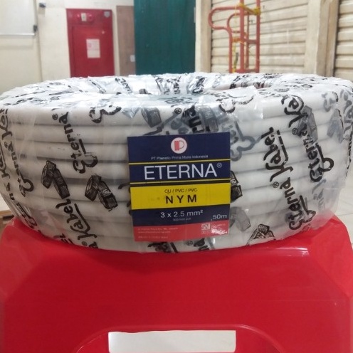 DISCOUNT Kabel ETERNA NYM 3X25 Meteran Potongan